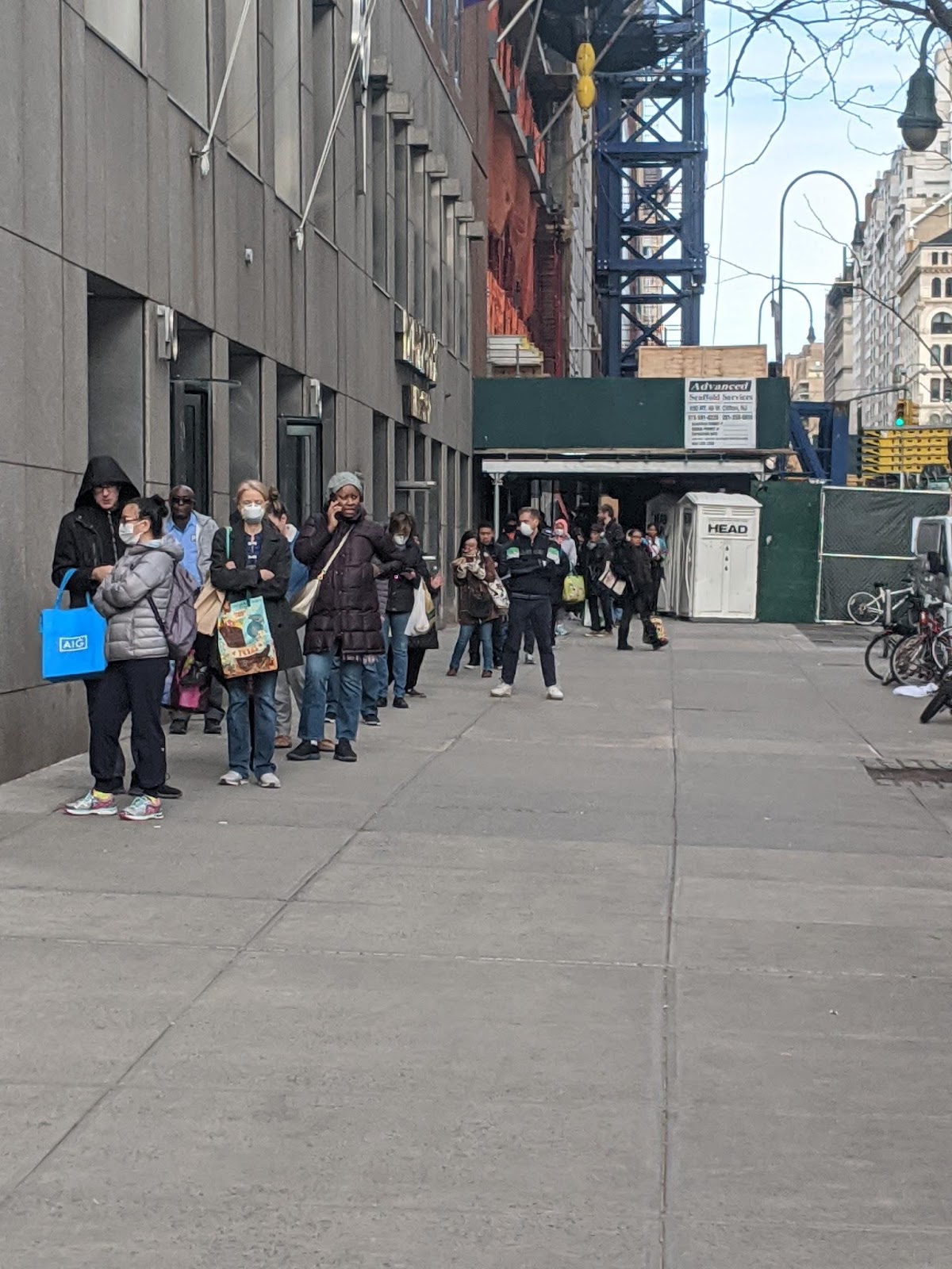 Trader Joe's line, March 21